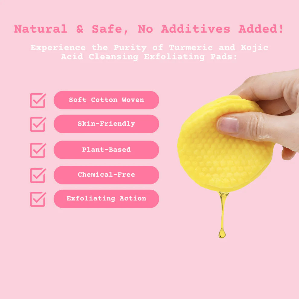 Turmeric Kojic Acid Pads - Glowy Skin™